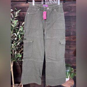 Edikted Ember Denim Cargo Pants